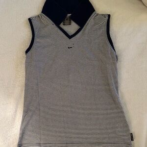 Nike Striped Polo Tank Top